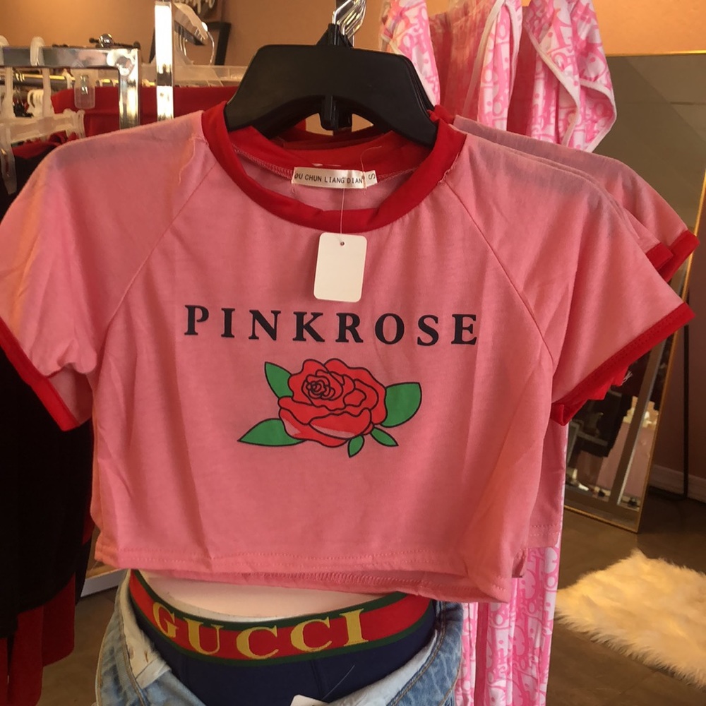 Pink Rose Crop